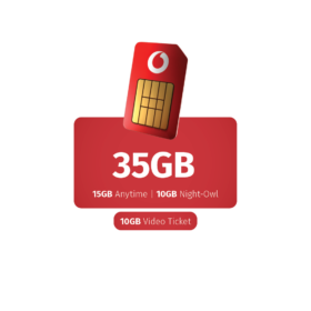 15GB Anytime + 10GB Night Owl + 10GB VIDEO TICKET + 30GB DATA X 1 @ R169PM (24 Months)